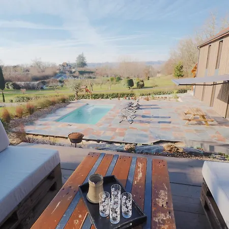 Maison Typique Du Perigord, Sechoir A Tabac Avec Piscine Chauffee Marnac