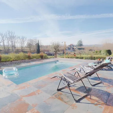 Maison Typique Du Perigord, Sechoir A Tabac Avec Piscine Chauffee *